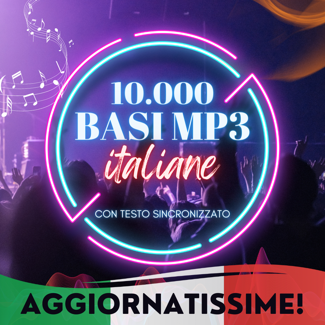 Oltre 10.000 Basi MP3 ITALIANE per karaoke su pendrive usb da 128 gb direttamente a casa tua!